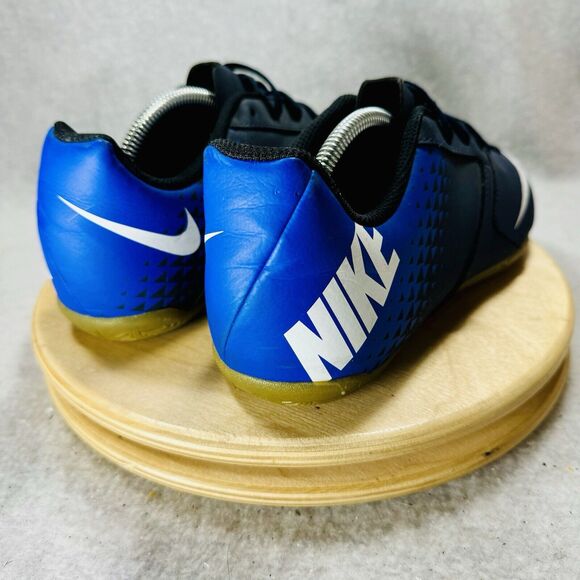Nike Bomba IC Jr 826487-414 Navy Blue Size 6 Y Youth Soccer Indoor Cleats Shoes - Picture 2 of 9